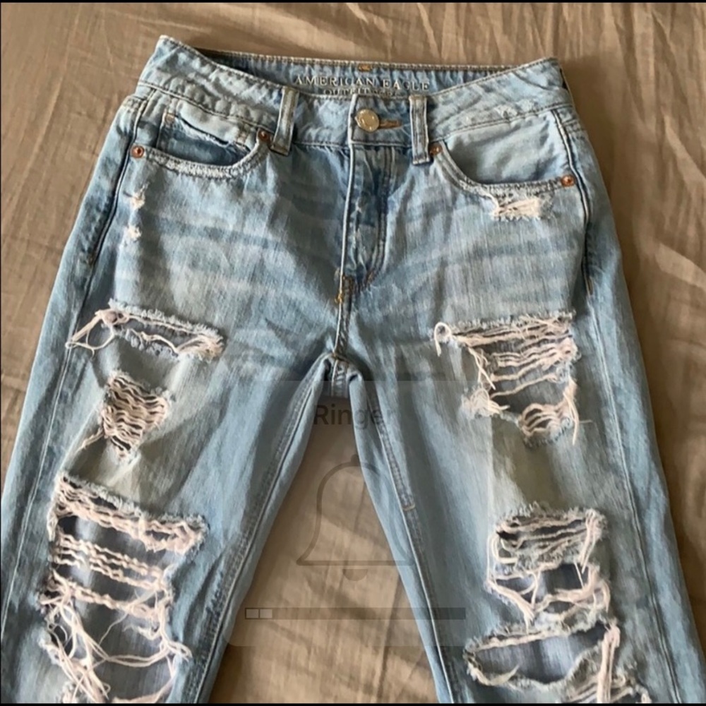 AE button fly denim jeans